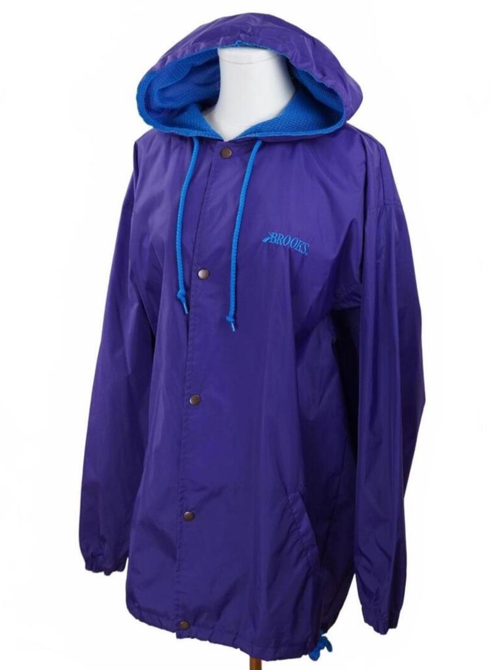 Vintage‎ Athleisure, Brooks Windbreaker Jacket Purple 1990s made in Singapore